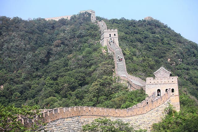 The Great Wall of China is a popular hiking destination.