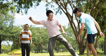 Spend the weekend with the family at the park for at least 60 minutes each time engaging in physical activities.